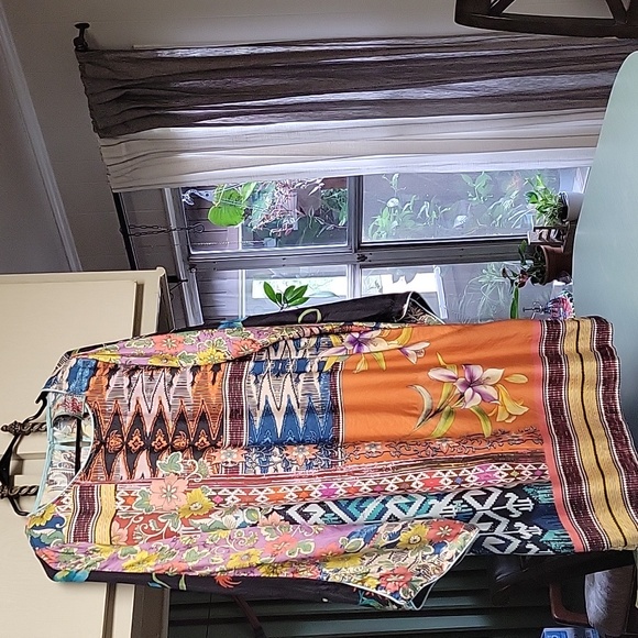 Johnny Was Multicolor Floral Tunic - Picture 7 of 12